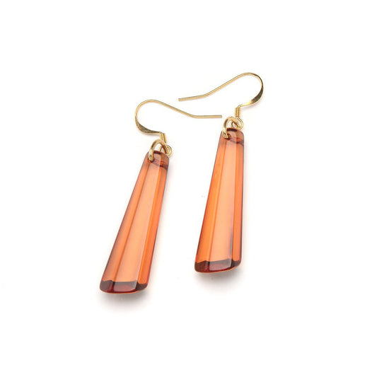 Crystal Drop Earring Honey - PONO - Banebrook Collections