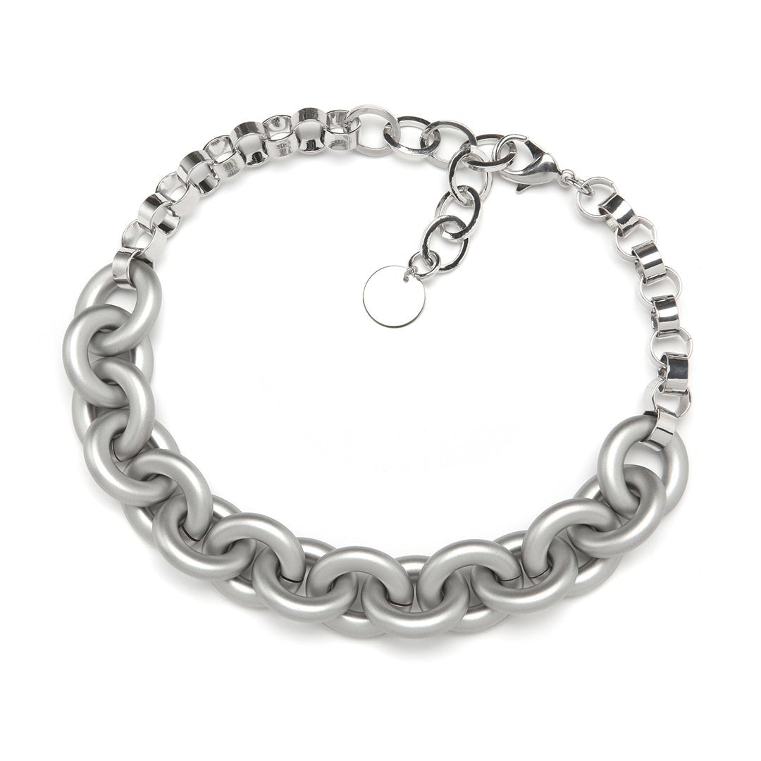 Dara Barile Necklace Silver - PONO - Banebrook Collections