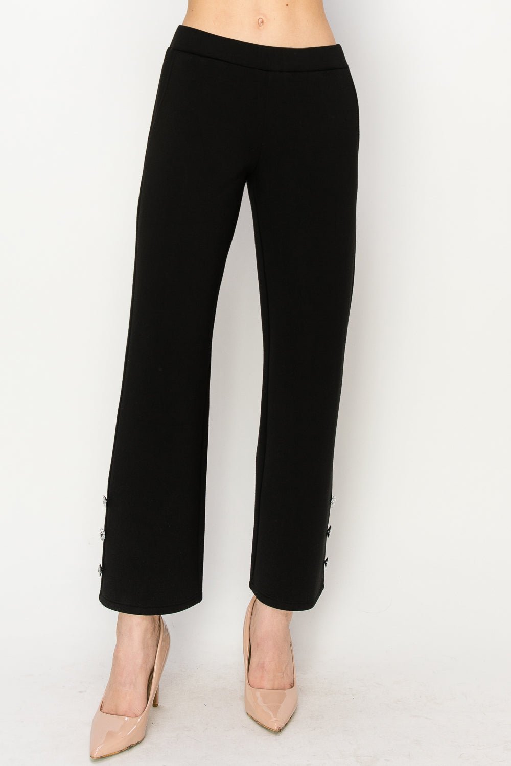 Faye Pant with Diamond Studs - JOH APPAREL - Banebrook Collections