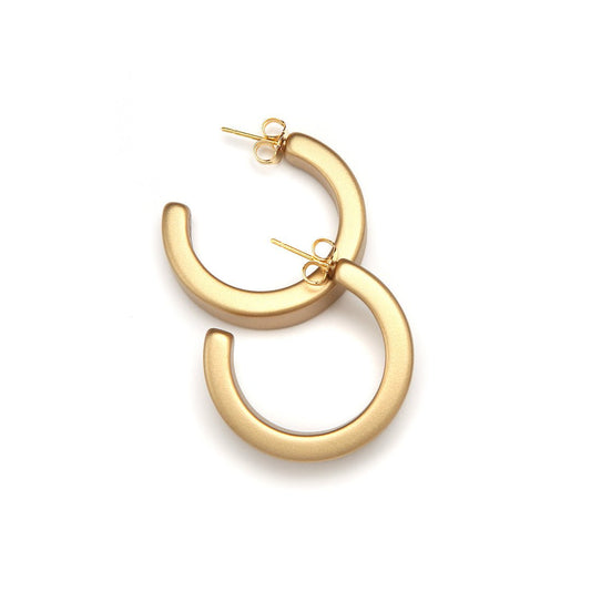 Fia Barile Earring Gold - PONO - Banebrook Collections