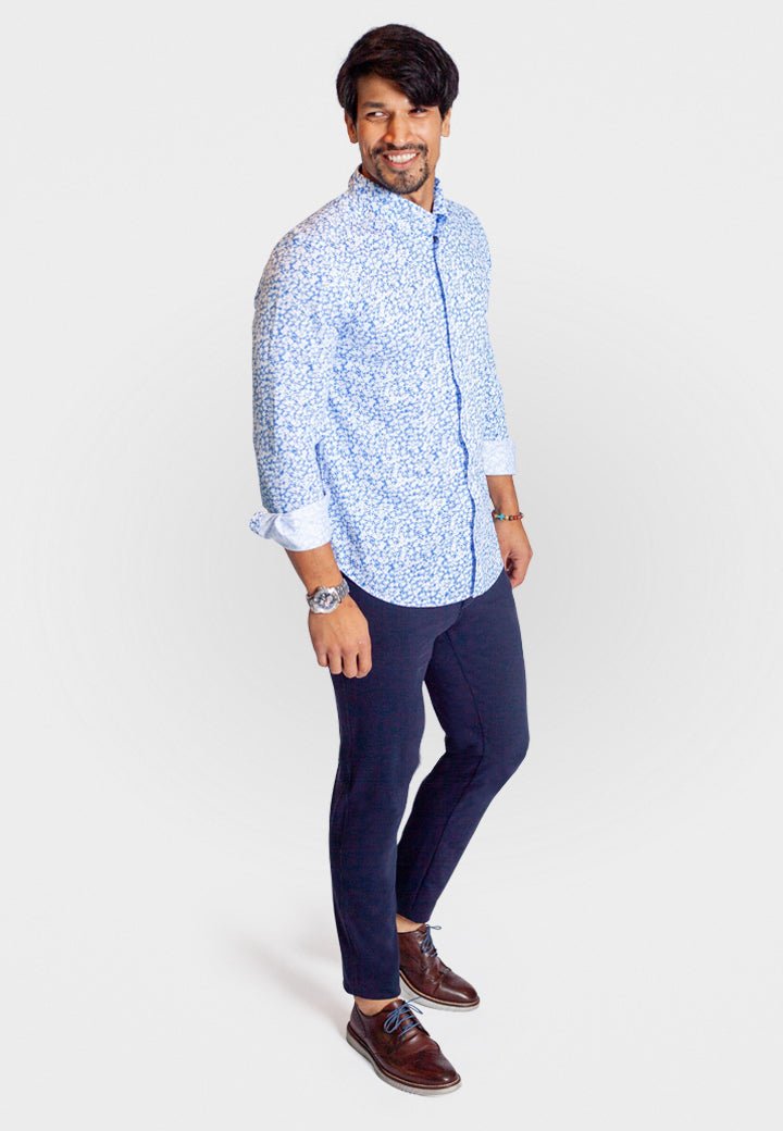 Five - O Floral Long Sleeve Tech Shirt - BUKI - Banebrook Collections