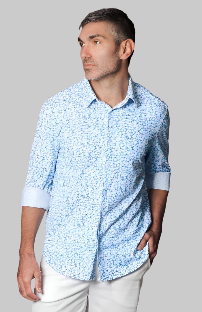 Five - O Floral Long Sleeve Tech Shirt - BUKI - Banebrook Collections