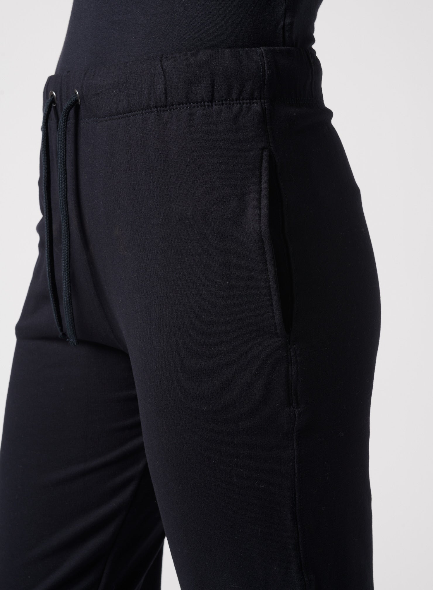 French Terry Drawstring Pant With Cuff - MAJESTIC FILATURES - Banebrook Collections