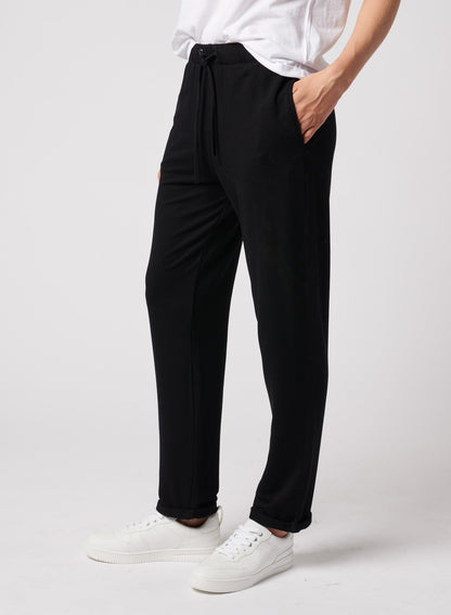 French Terry Drawstring Pant With Cuff - MAJESTIC FILATURES - Banebrook Collections