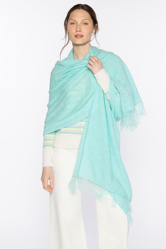 Fwt Fringe Wrap - KINROSS CASHMERE - Banebrook Collections