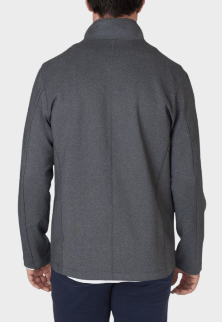 In - Flight Stretch Blazer Charcoal Gray - BUKI - Banebrook Collections