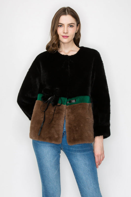 Jaice Fur Jacket - JOH APPAREL - Banebrook Collections