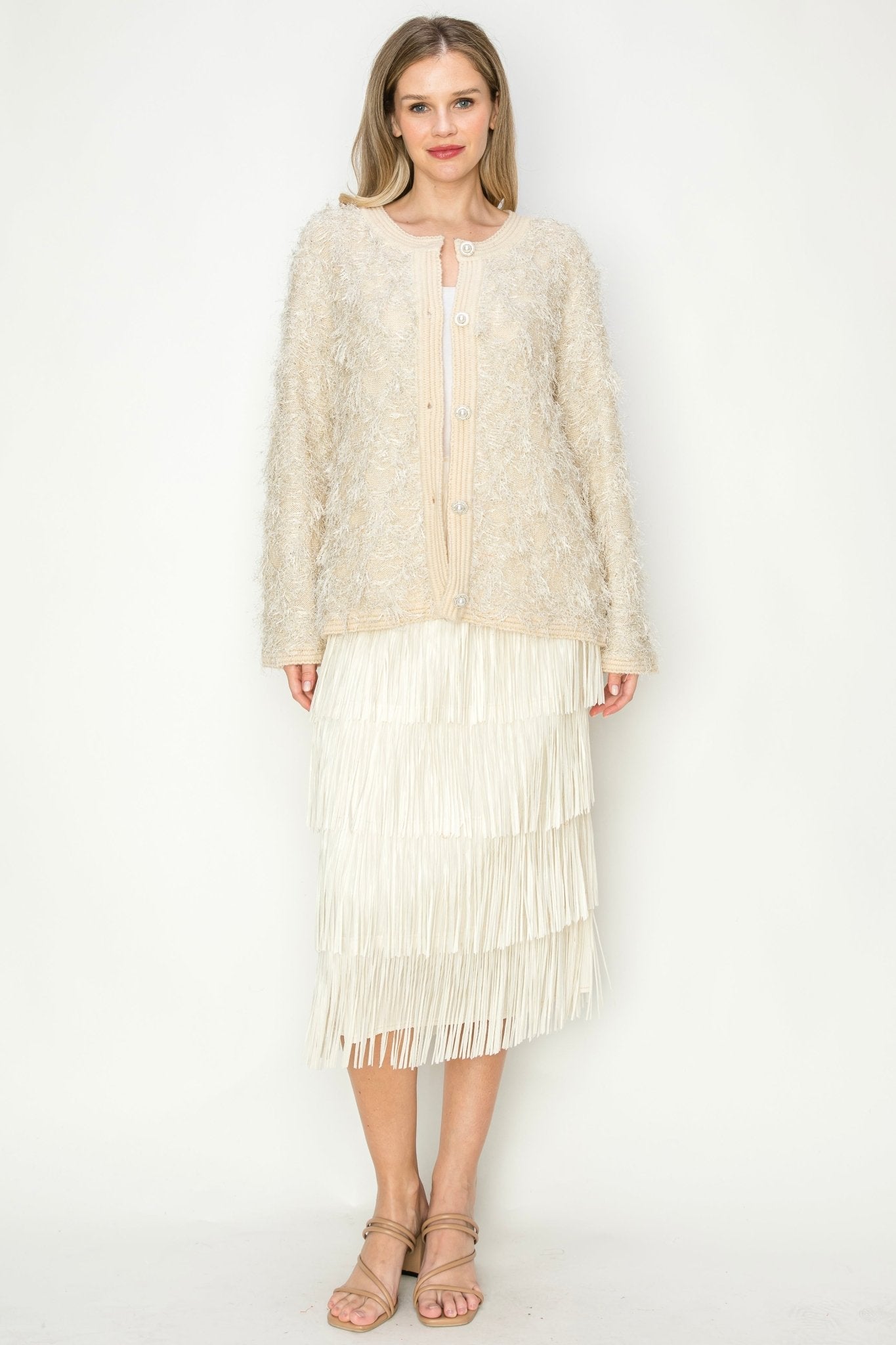 Jayleen Fringe Skirt - JOH APPAREL - Banebrook Collections