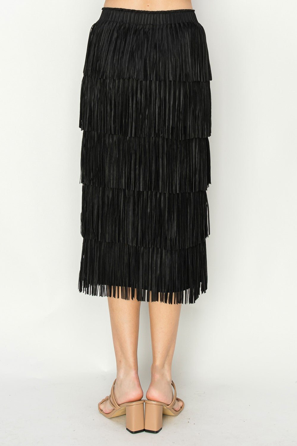 Jayleen Fringe Skirt - JOH APPAREL - Banebrook Collections