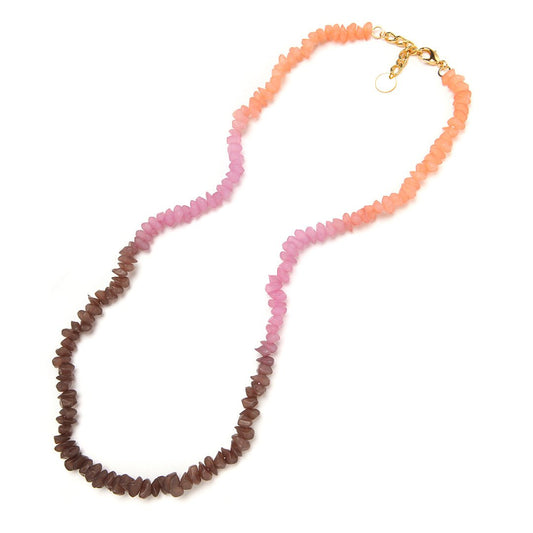 Jolene Necklace Apricot Brandy - PONO - Banebrook Collections