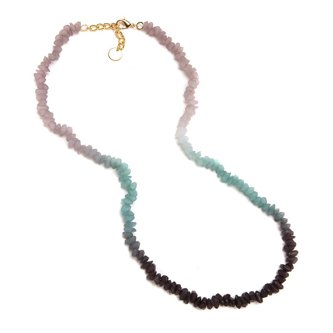 Jolene Necklace Aqua Haze - PONO - Banebrook Collections