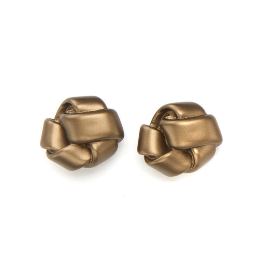 Kari Barile Clip Earring Brass - PONO - Banebrook Collections