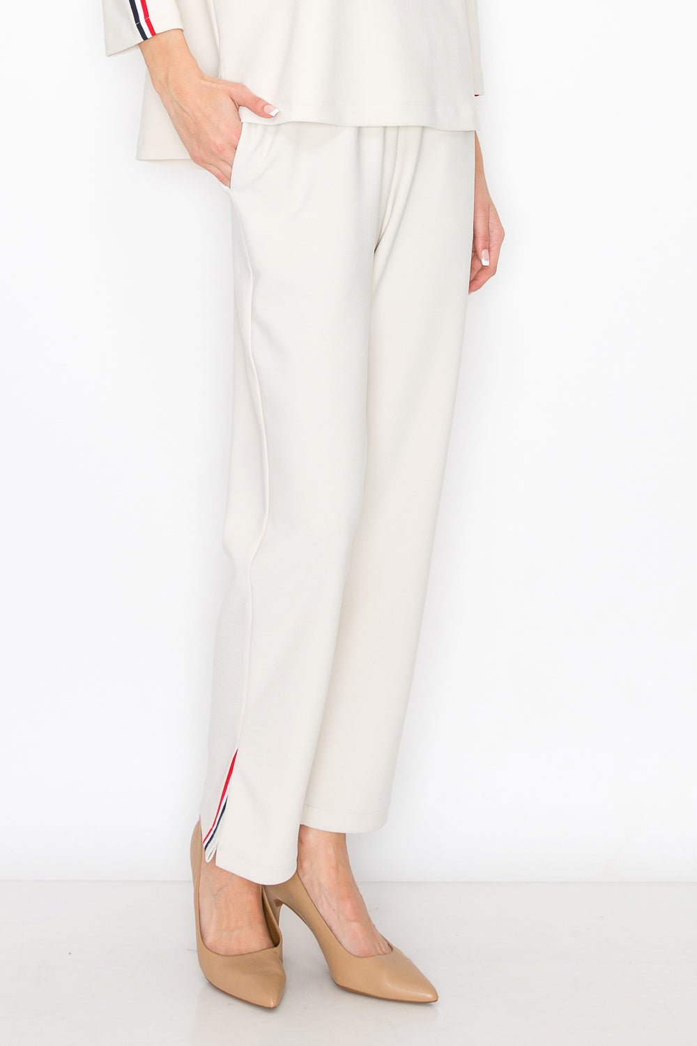 Karine Crepe Knit Pant - JOH APPAREL - Banebrook Collections