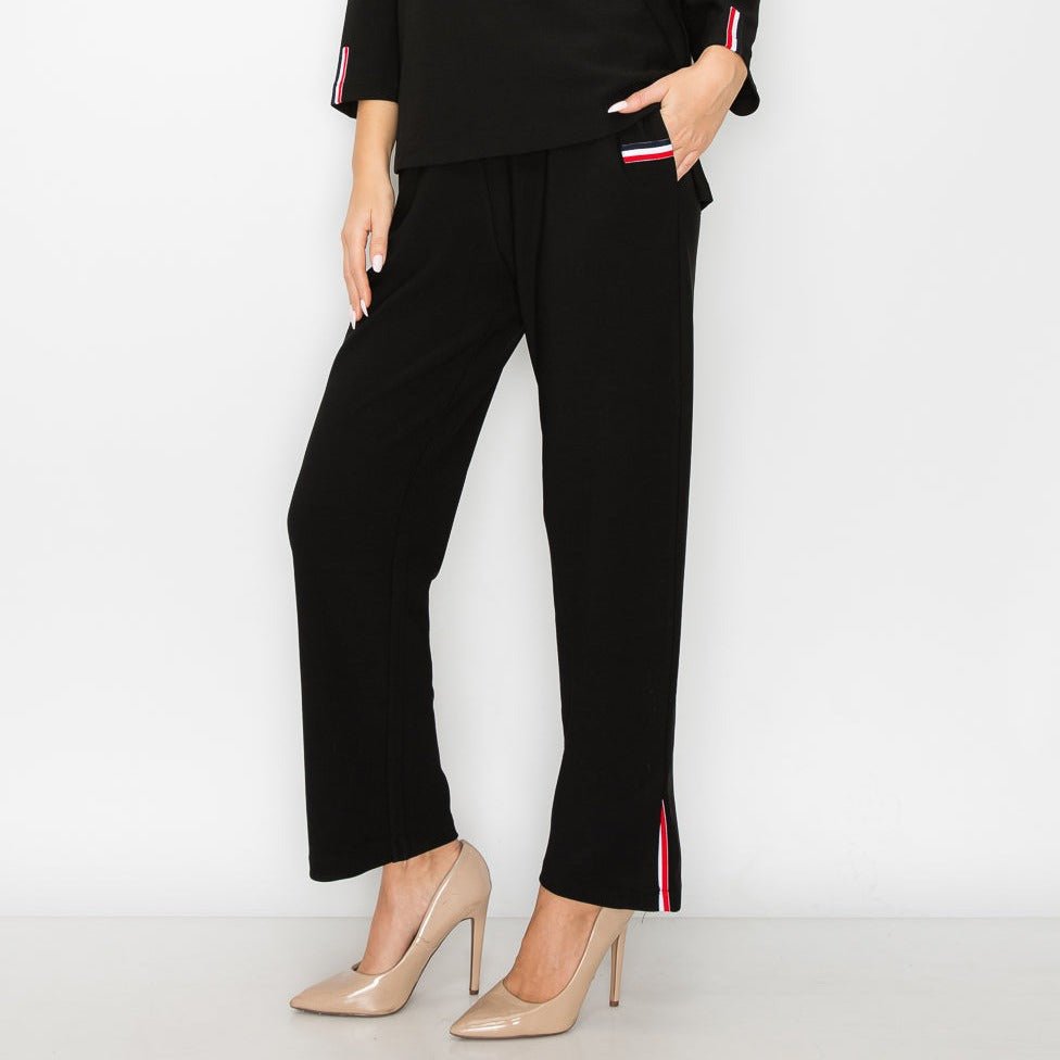 Karine Crepe Knit Pant - JOH APPAREL - Banebrook Collections