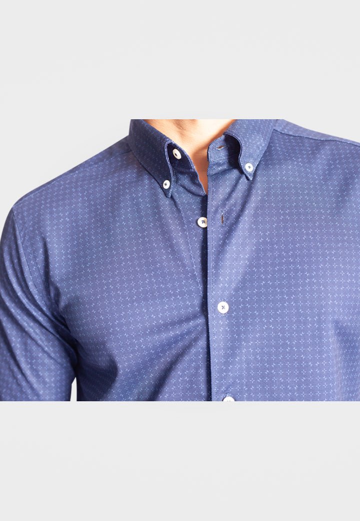 Kensington Long Sleeve Button Down Tech Shirt - BUKI - Banebrook Collections