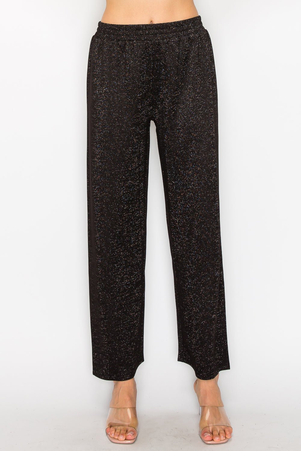 Kris Sparkling Stretch Knit Pant - JOH APPAREL - Banebrook Collections