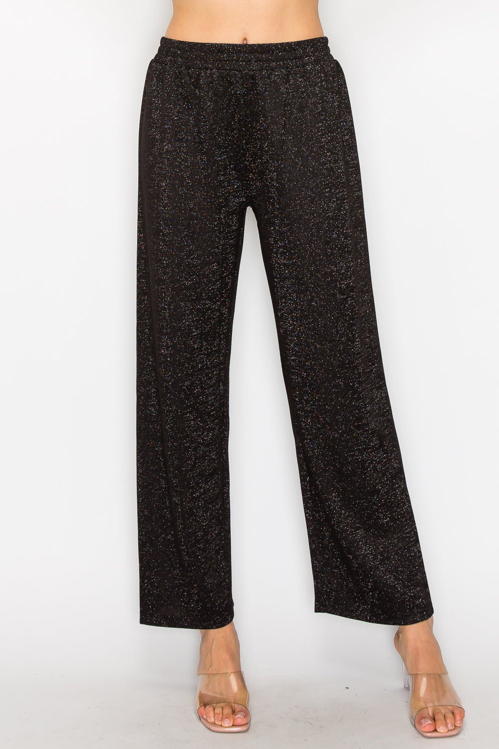 Kris Sparkling Stretch Knit Pant - JOH APPAREL - Banebrook Collections