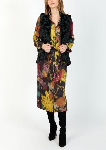 Lugano Faux Fur Vest - HILTON HOLLIS - Banebrook Collections