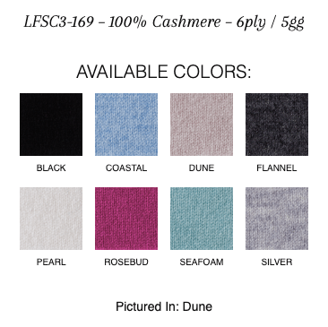 Luxe Cable Funnel - KINROSS CASHMERE - Banebrook Collections