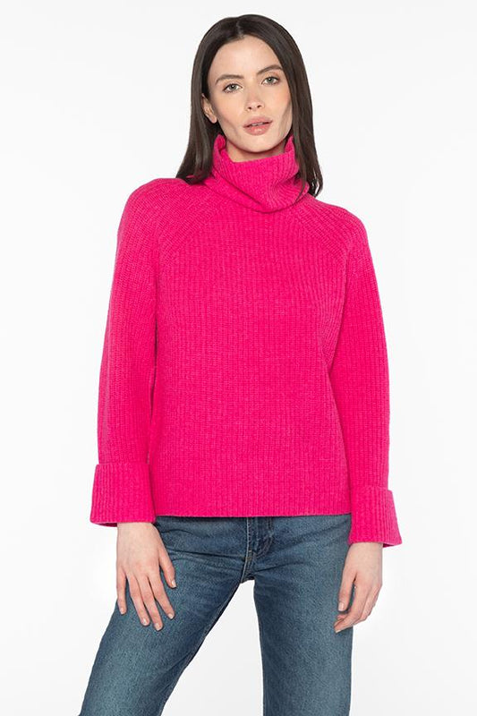 Luxe Rib T - Neck - KINROSS CASHMERE - Banebrook Collections