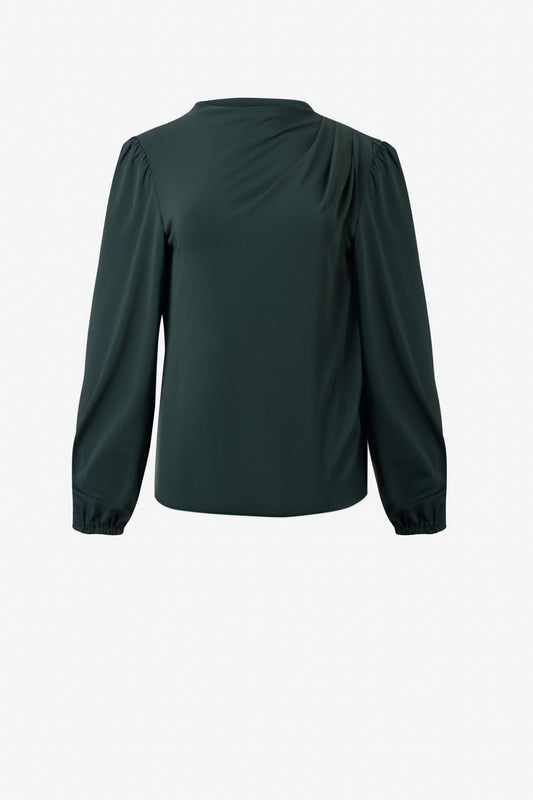 Matte Jersey Long Sleeve Blouse - IRIS SETLAKWE - Banebrook Collections