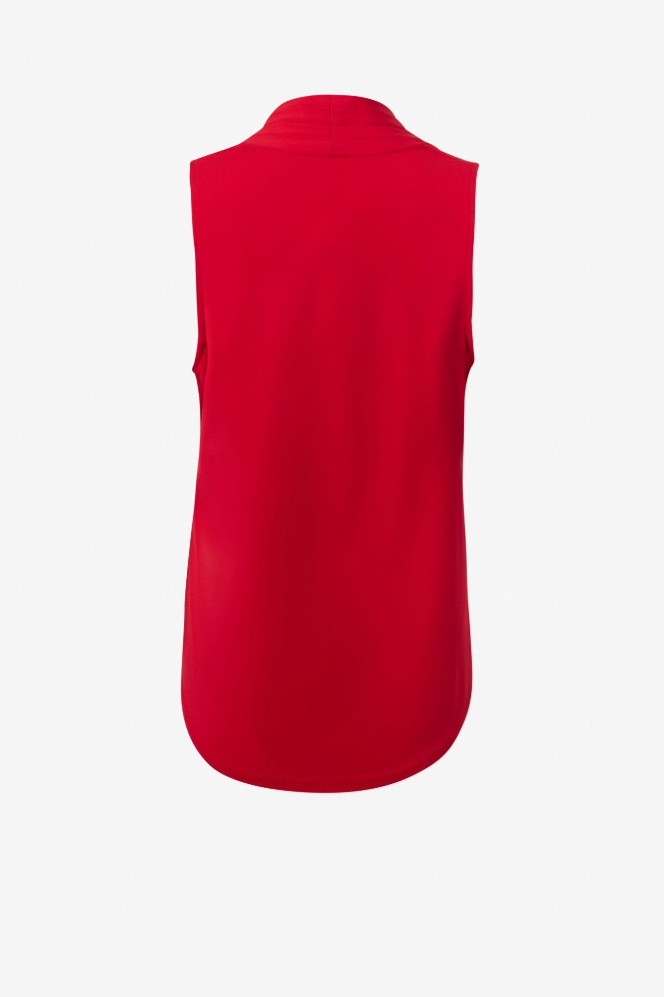 Matte Jersey Sleeveless Pleated V - Neck Top - IRIS SETLAKWE - Banebrook Collections