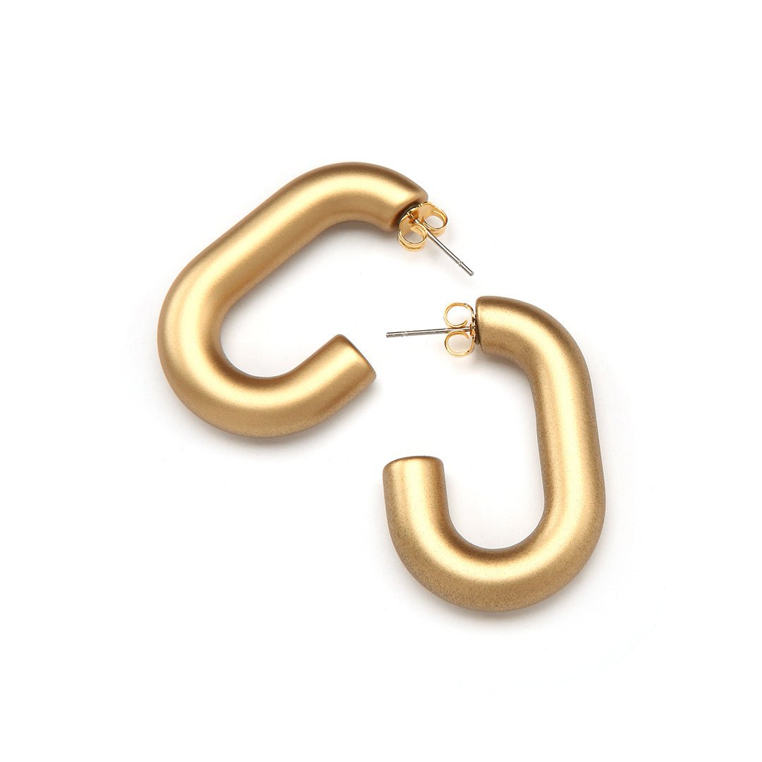 Mini Barile Margo Earring Gold - PONO - Banebrook Collections