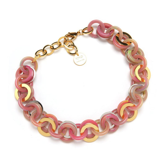 Mini Sea Chain Necklace Flamingo - PONO - Banebrook Collections