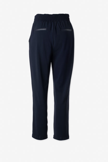 Narrow Pull Up Pant With Vegan Leather Detail - IRIS SETLAKWE - Banebrook Collections