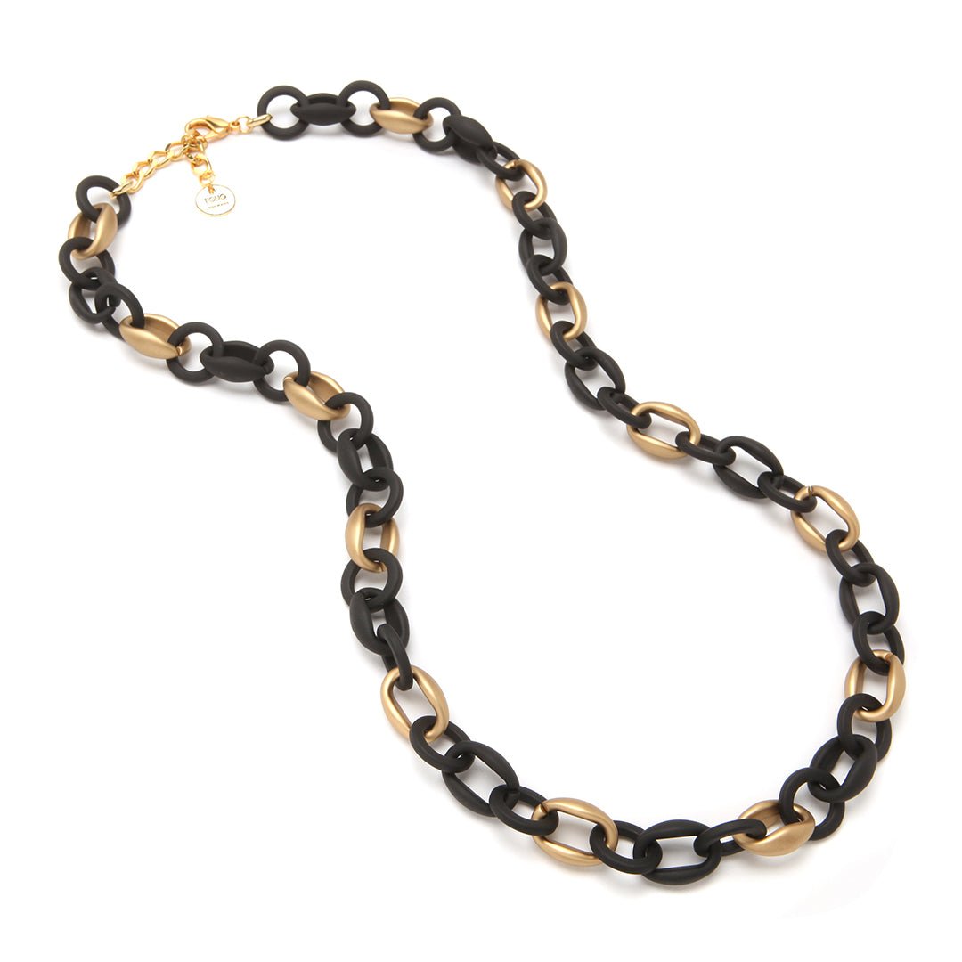 Natalia Barile Necklace Matte Black - PONO - Banebrook Collections