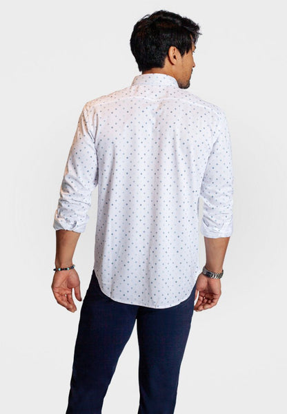 Newport Ditsy Long Sleeve Tech Shirt - BUKI - Banebrook Collections