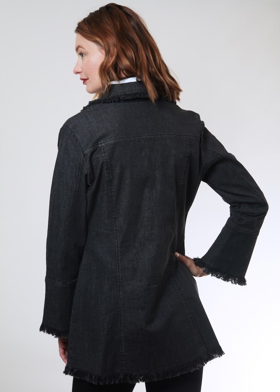 Park Slope Denim Jacket Black - DIZZY LIZZIE - Banebrook Collections