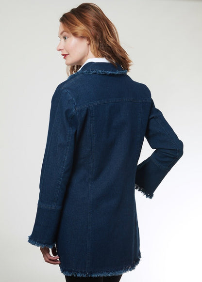 Park Slope Denim Jacket Denim - DIZZY LIZZIE - Banebrook Collections