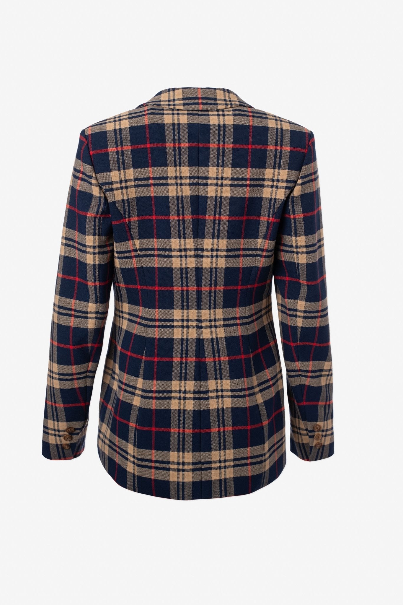 Plaid Single Button Jacket - IRIS SETLAKWE - Banebrook Collections