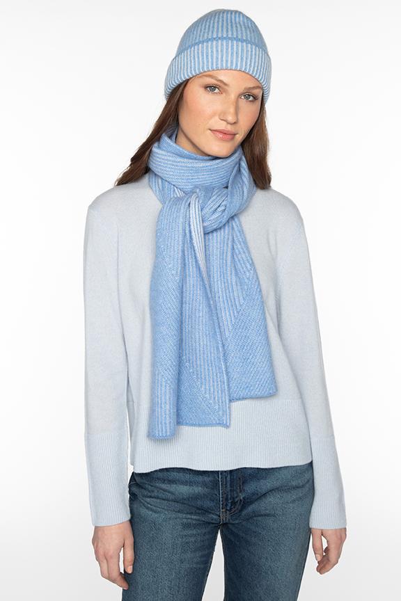 Plaited Rib Scarf - KINROSS CASHMERE - Banebrook Collections