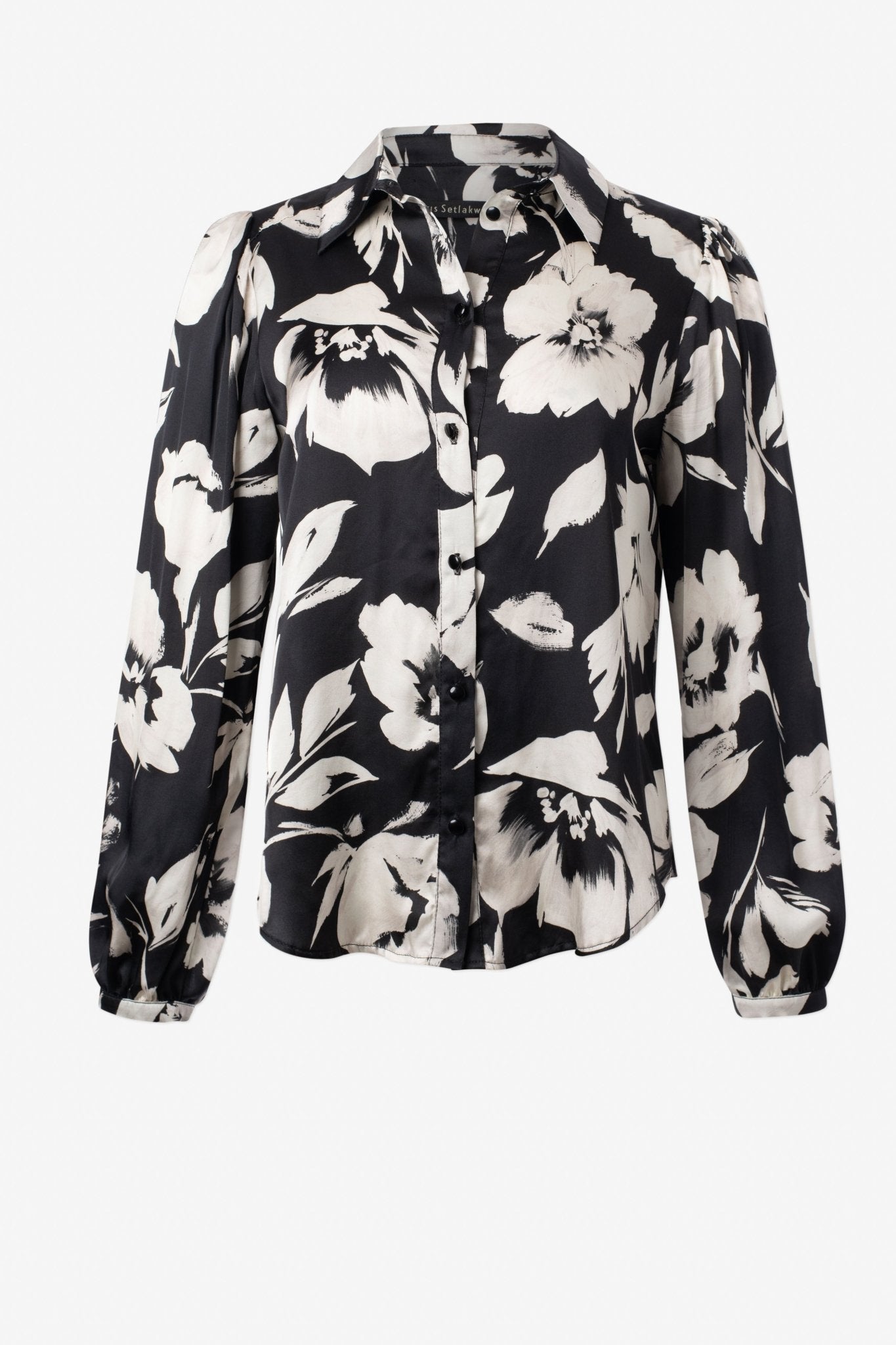 Printed Button Down Blouse - IRIS SETLAKWE - Banebrook Collections