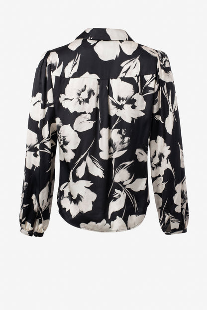 Printed Button Down Blouse - IRIS SETLAKWE - Banebrook Collections