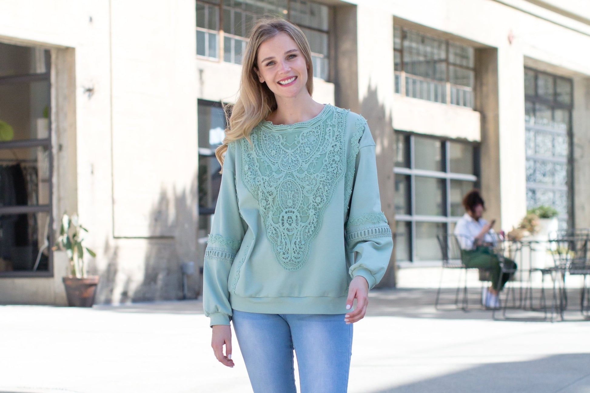 Rabiah Pointe Knit With Lace - JOH APPAREL - Banebrook Collections