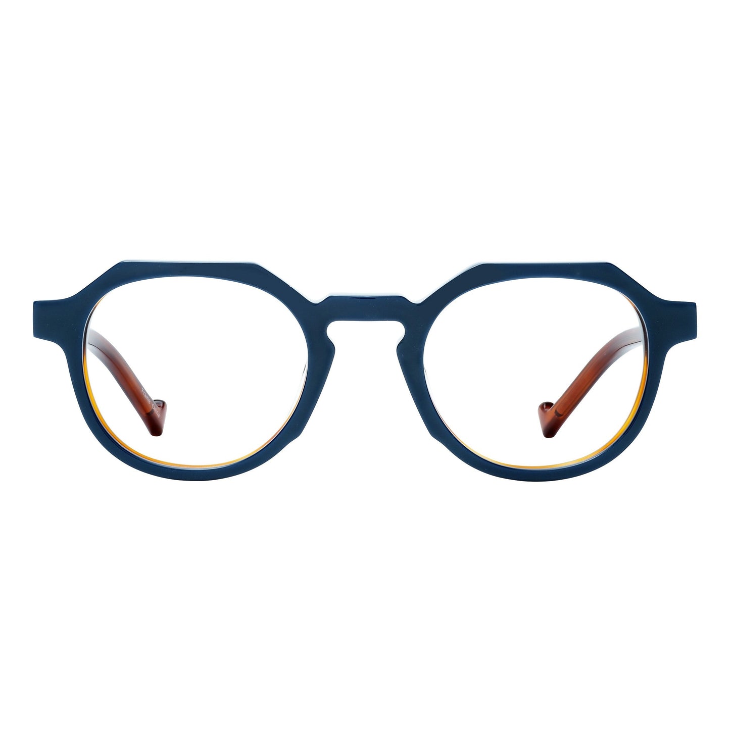 Reading Glasses with Blue Light Filter-Navy + Tortoise