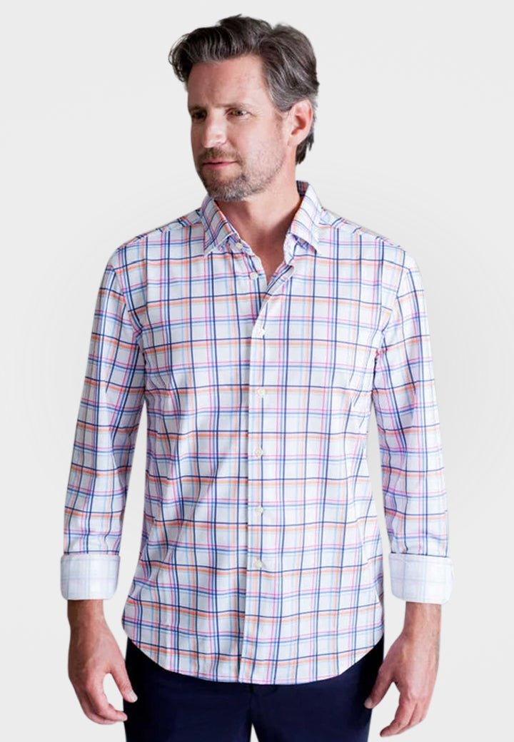 Rob Plaid Long Sleeve Tech Shirt - BUKI - Banebrook Collections