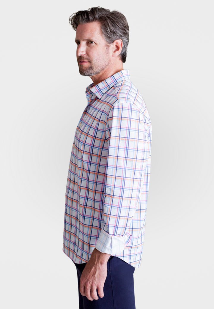 Rob Plaid Long Sleeve Tech Shirt - BUKI - Banebrook Collections