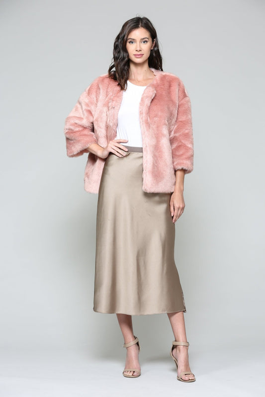 Roxy Faux Fur Jacket - JOH APPAREL - Banebrook Collections