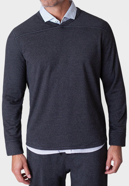 Rugvee Pullover Sweatshirt - Charcoal Grey - BUKI - Banebrook Collections