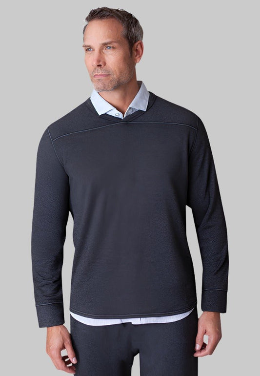 Rugvee Pullover V - Neck Sweatshirt - Charcoal Grey - BUKI - Banebrook Collections