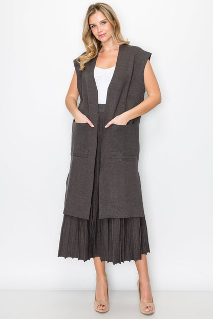 Sanaa Knitted Ribbed Skirt - JOH APPAREL - Banebrook Collections