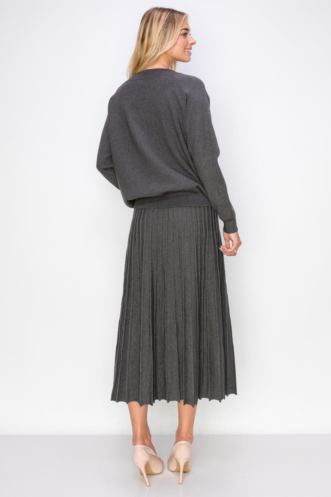 Sanaa Knitted Ribbed Skirt - JOH APPAREL - Banebrook Collections