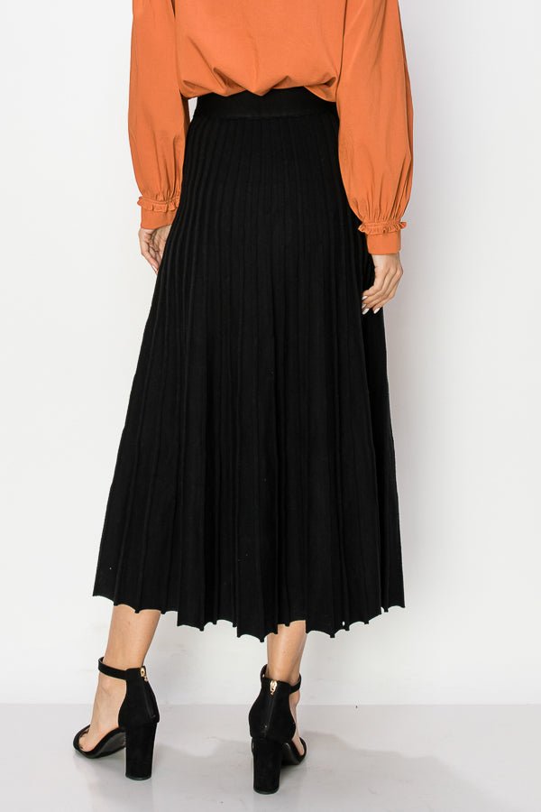 Sanaa Knitted Ribbed Skirt - JOH APPAREL - Banebrook Collections