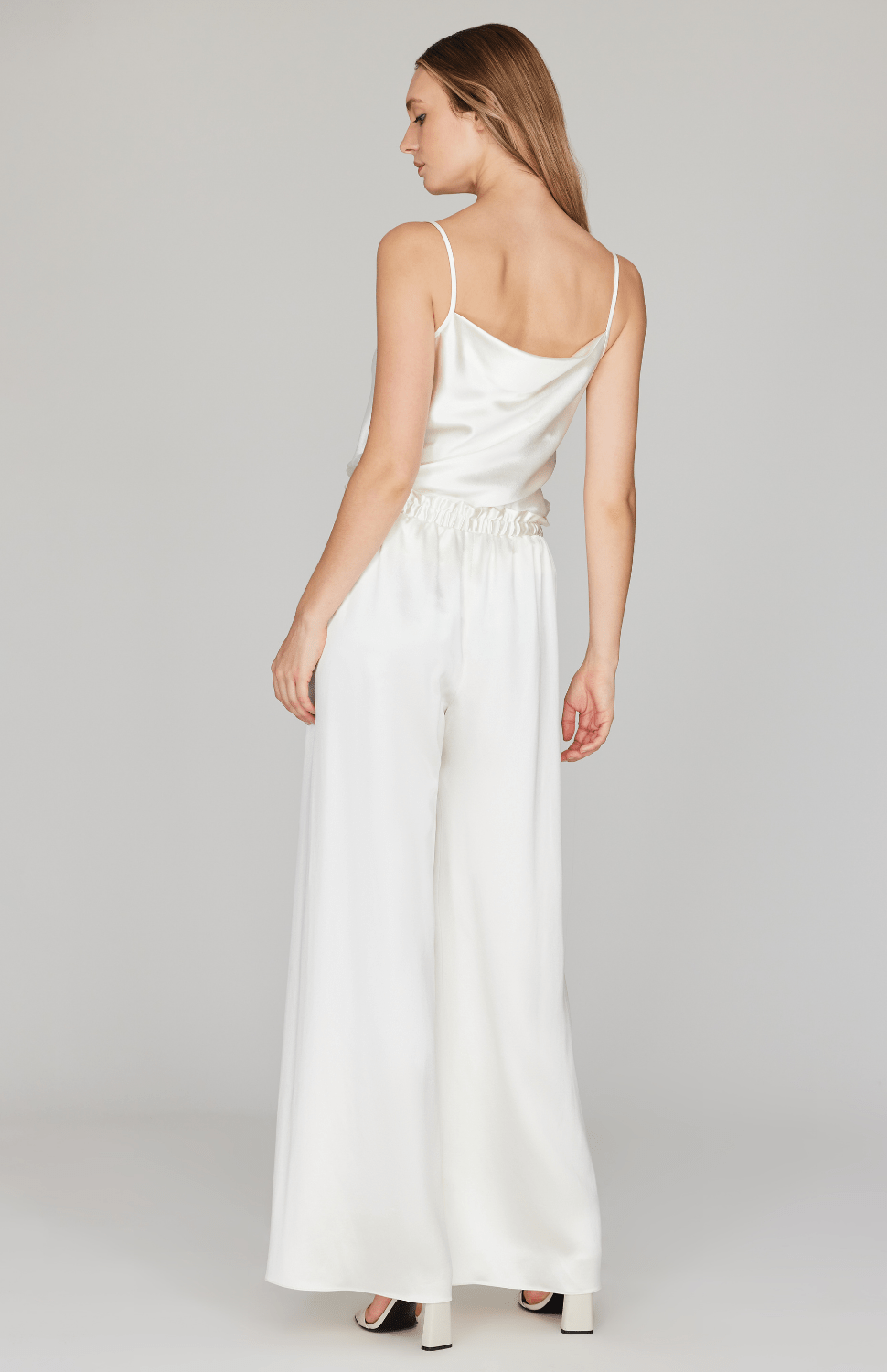 Satin Drape Front Camisole - Mi Jong Lee - Banebrook Collections