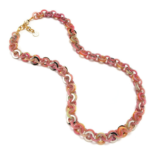 Sea Chain Necklace Flamingo - PONO - Banebrook Collections