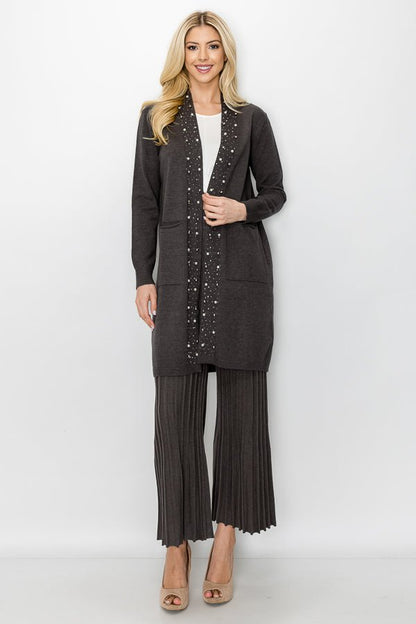 Selie Knitted Ribbed Pant - JOH APPAREL - Banebrook Collections